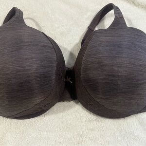 Cacique Full Coverage Underwire Support Lined Lane Bryant grayish purple Bra 48G